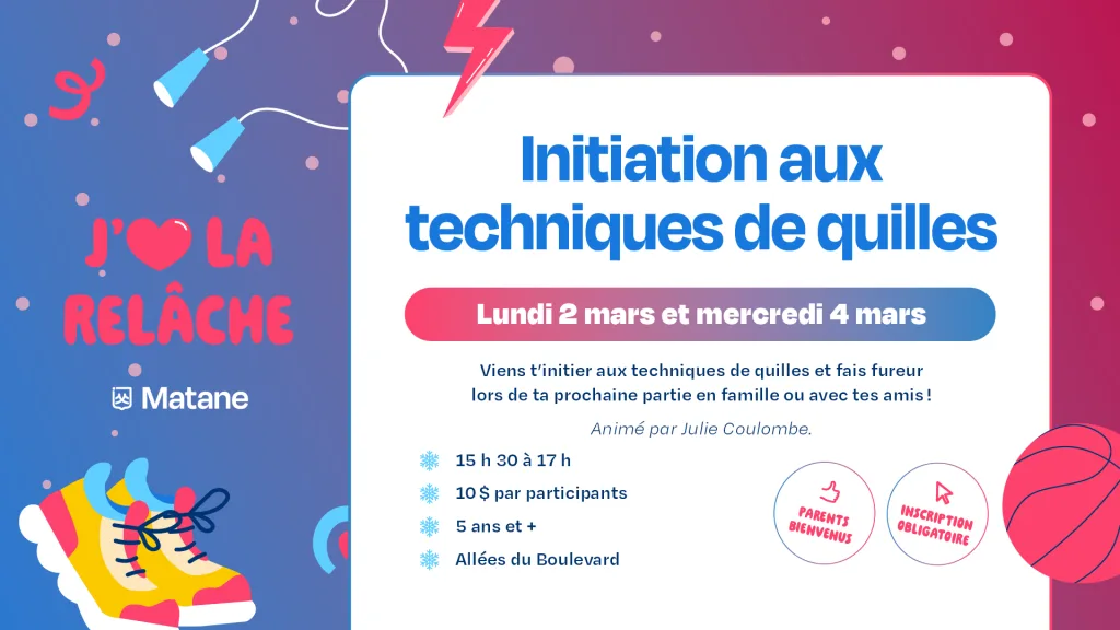 Initiation aux techniques de quilles