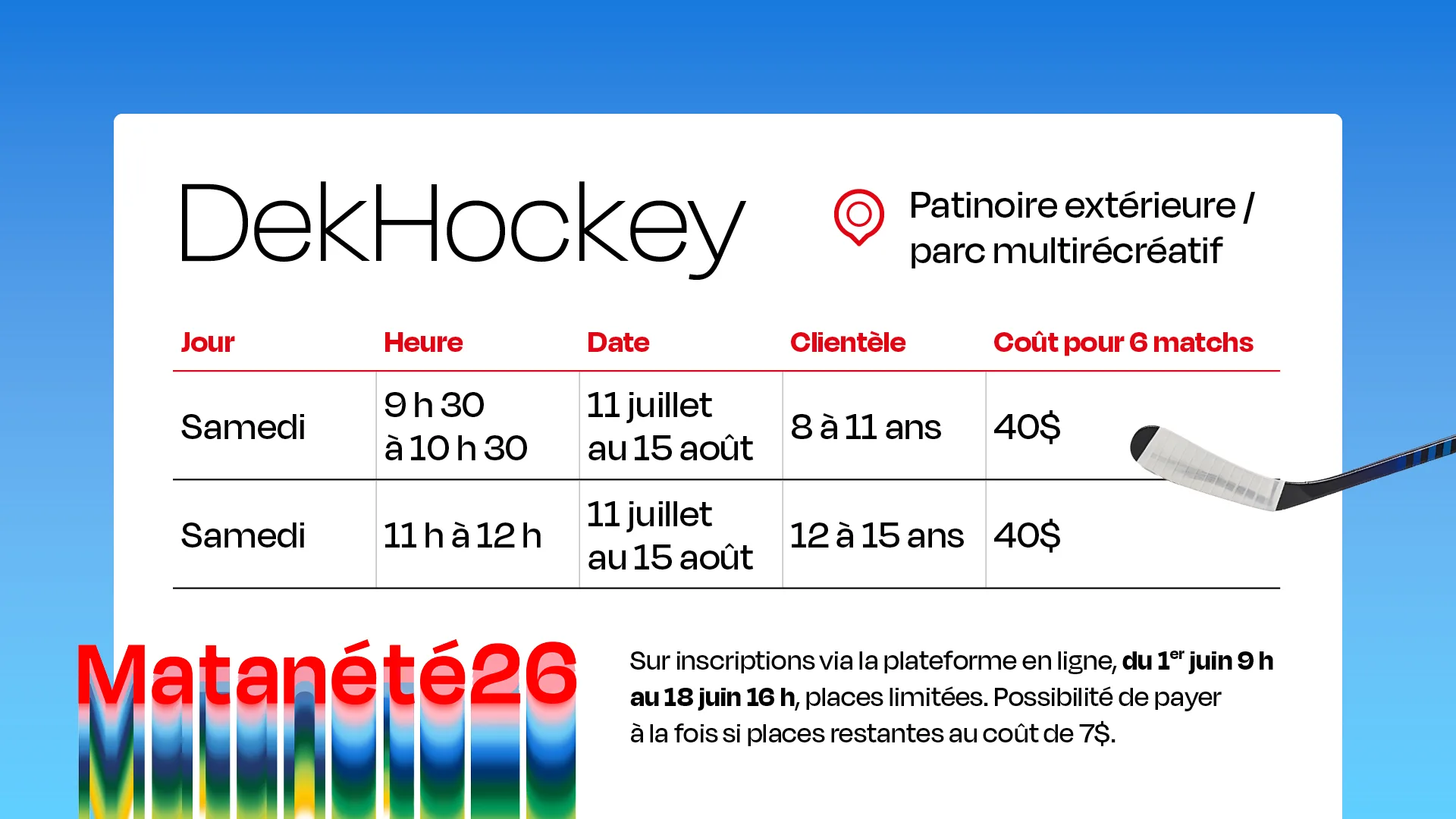 Ligue de DekHockey