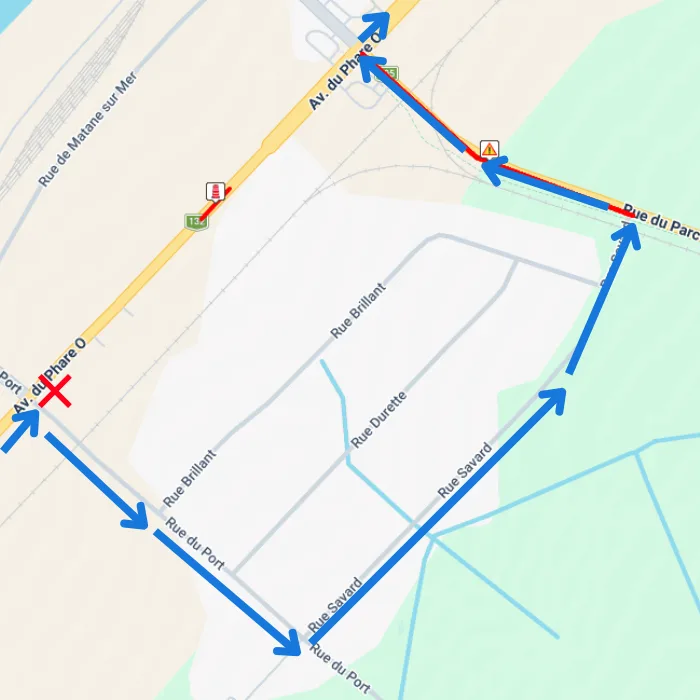 détour travaux juin 2026
