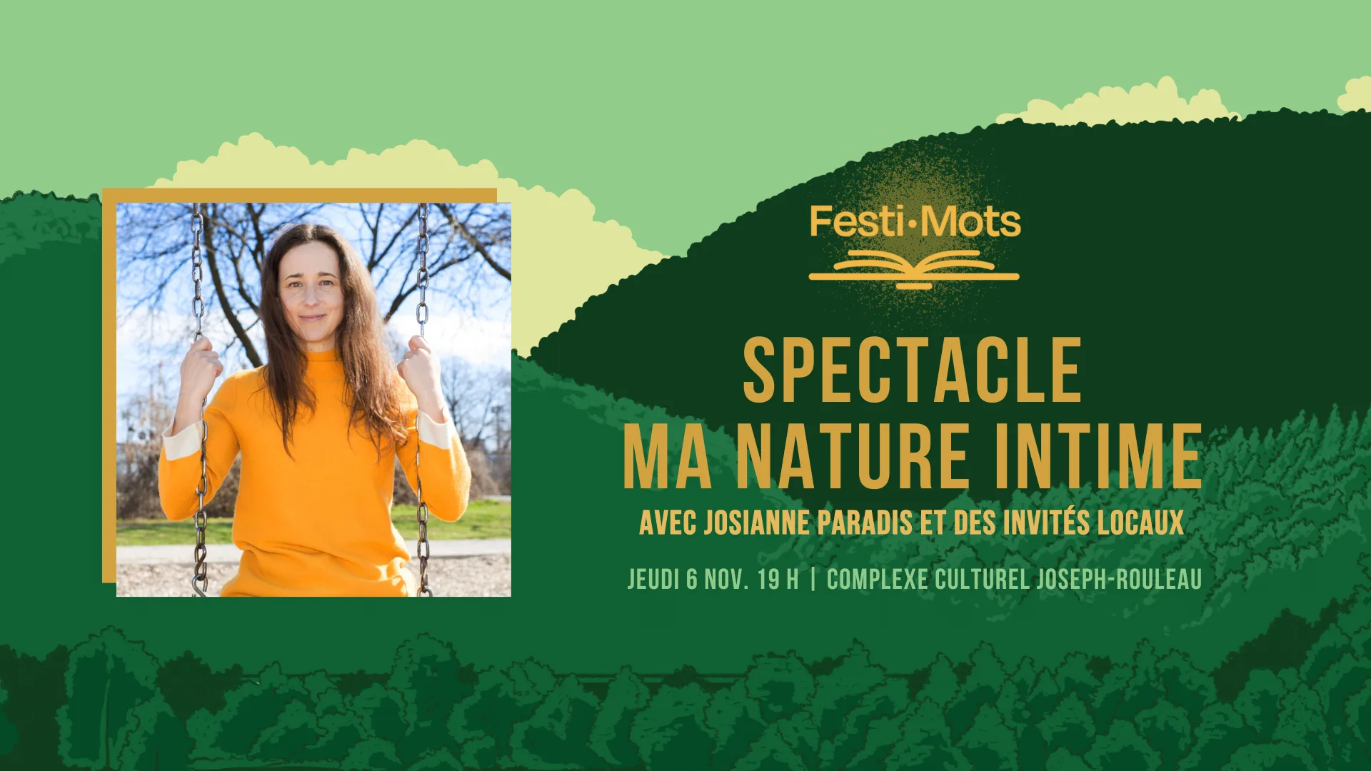 Festi-Mots - Spectacle Ma nature intime de Josianne Paradis