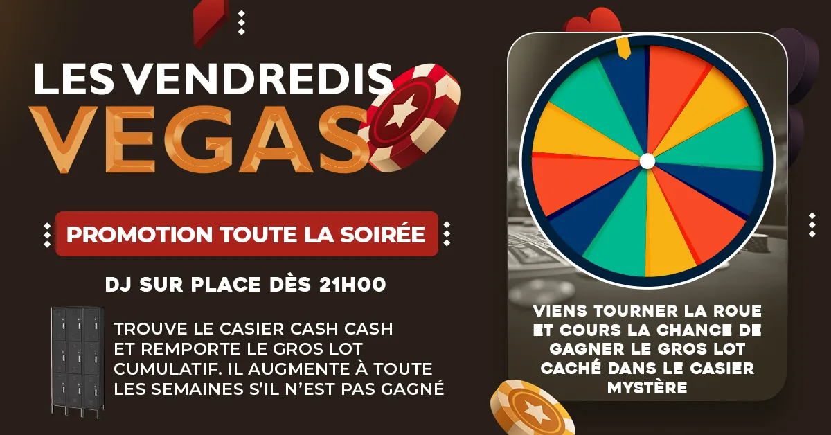 Les vendredis Vegas à la Mansarde