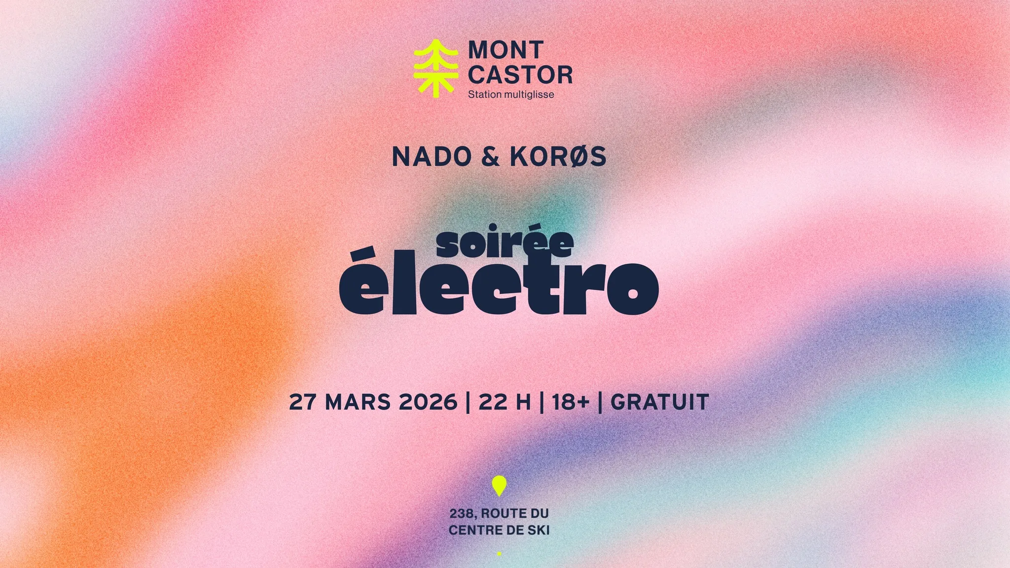 Soirée électro au Mont-Castor