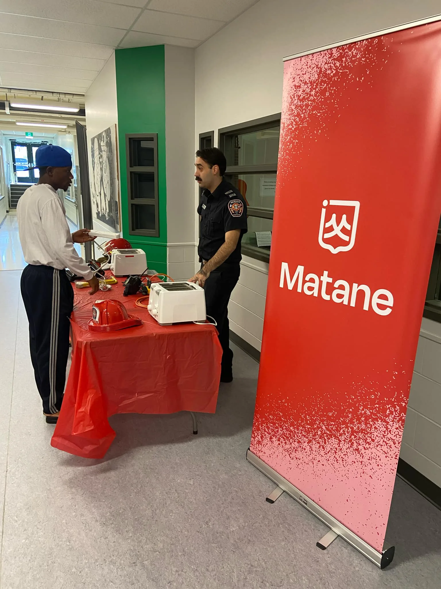 Rencontrez les pompiers et pompières au Cégep de Matane