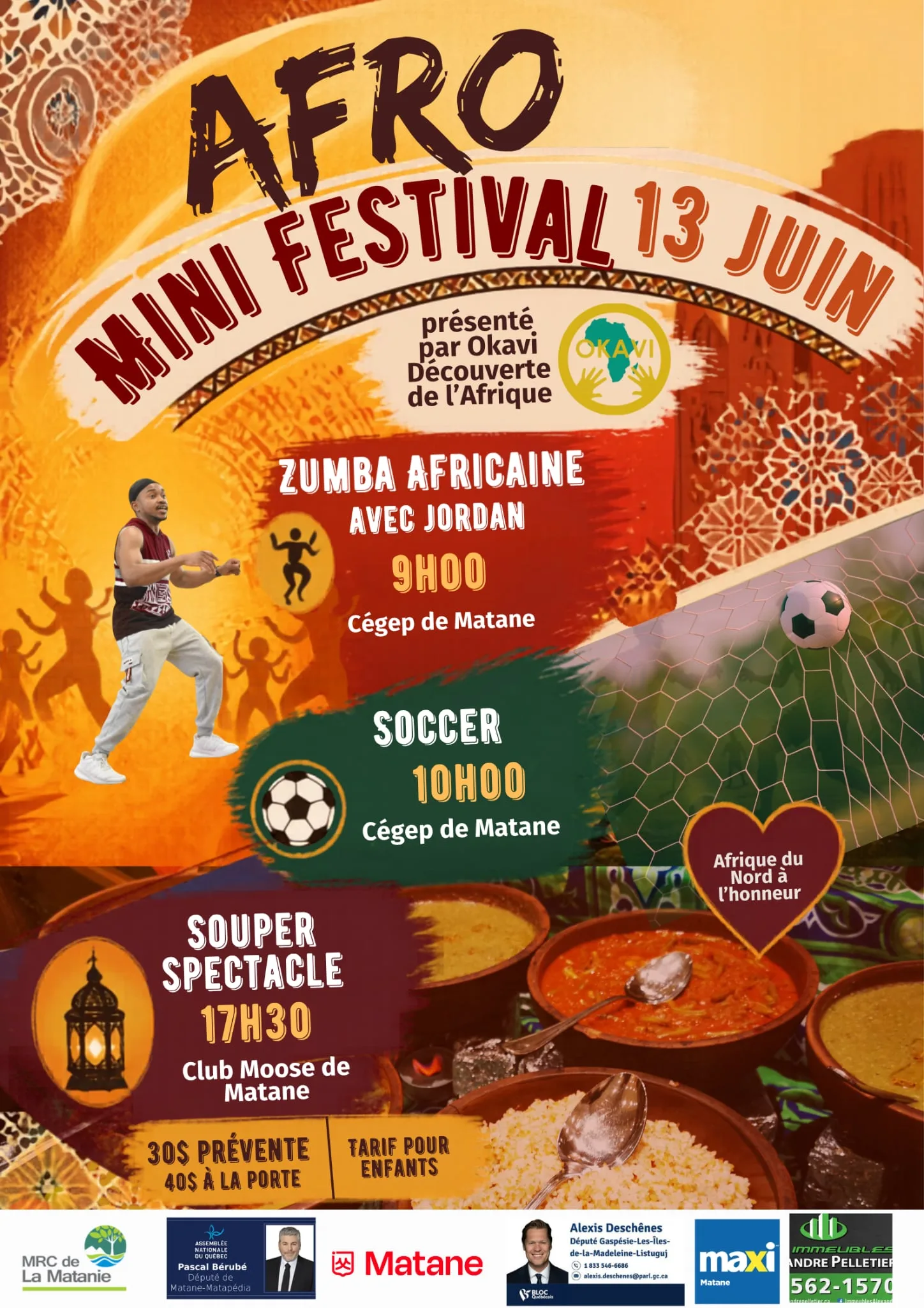 mini festival africain souper bénéfice