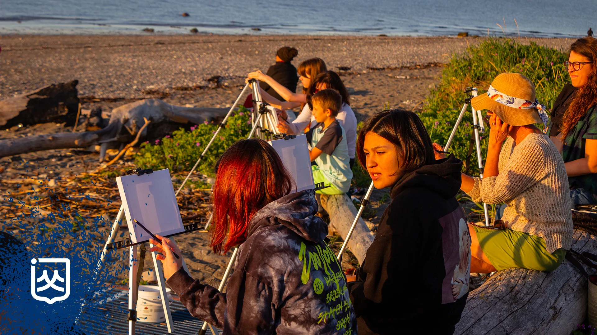 Ateliers de peinture Les pieds dans le sable