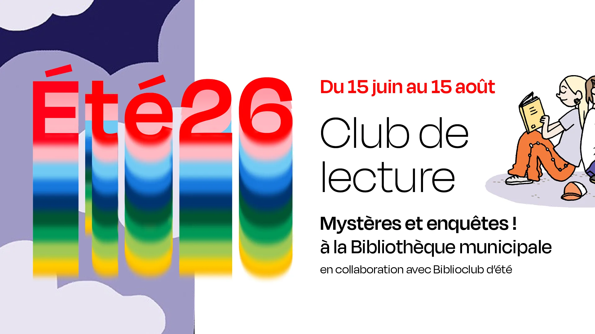 Biblioclub d'été Mystères et enquêtes - 15 juin au 15 août 2026