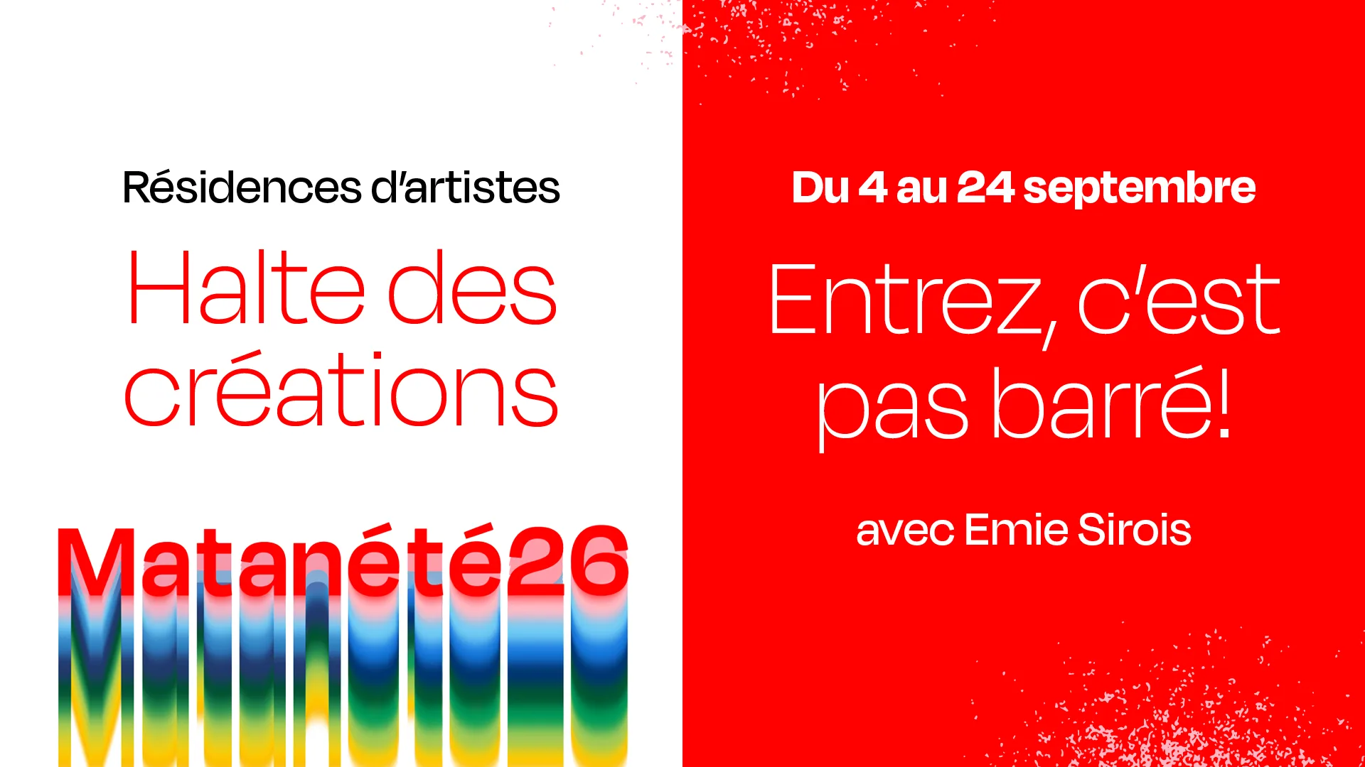 Entrez, c'est pas barré! d'Emie Sirois