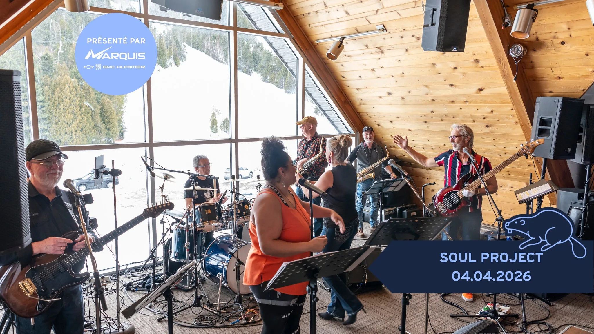 Spectacle Soul Project au Mont-Castor