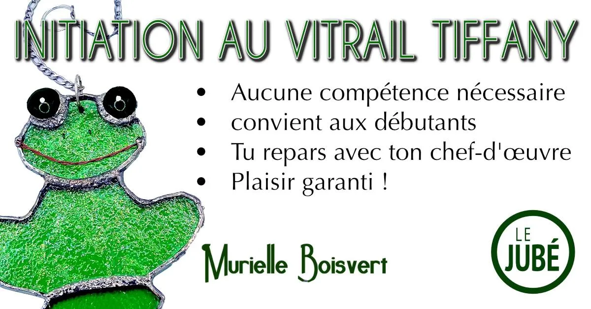 Initiation au vitrail Tiffany avec Murielle Boisvert