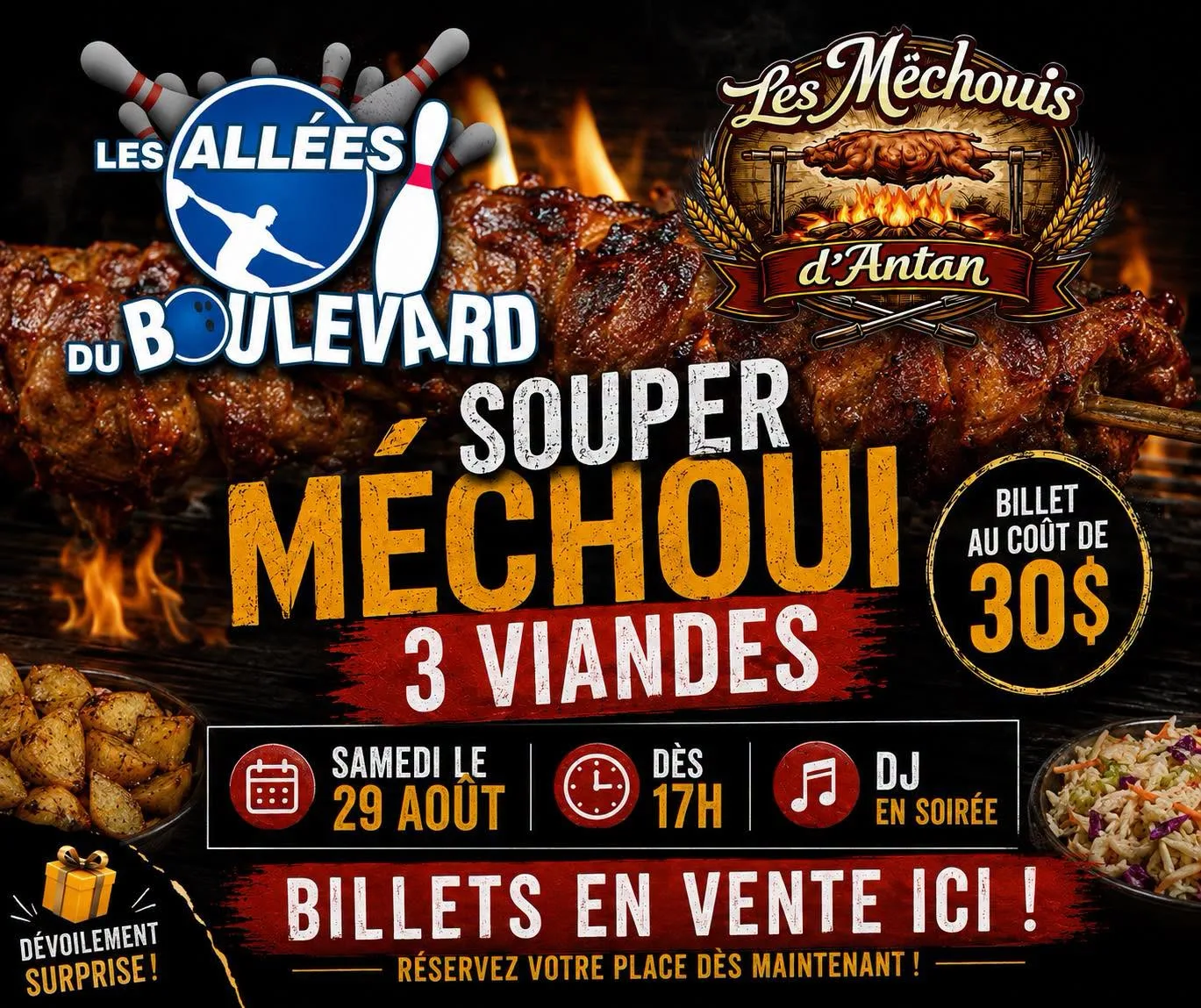 Souper méchoui aux Allées du Boulevard