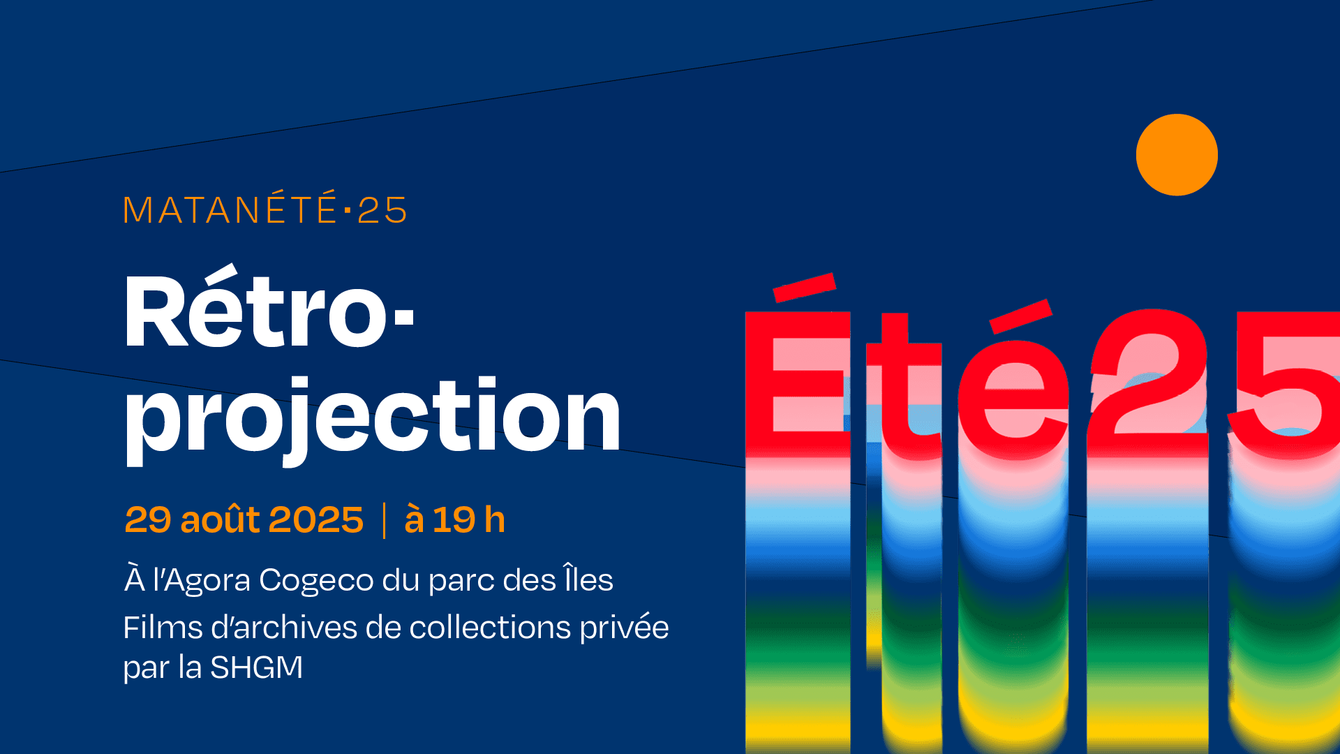 Matanété25 rétroprojection films d'archives collections privées avec la SHGM