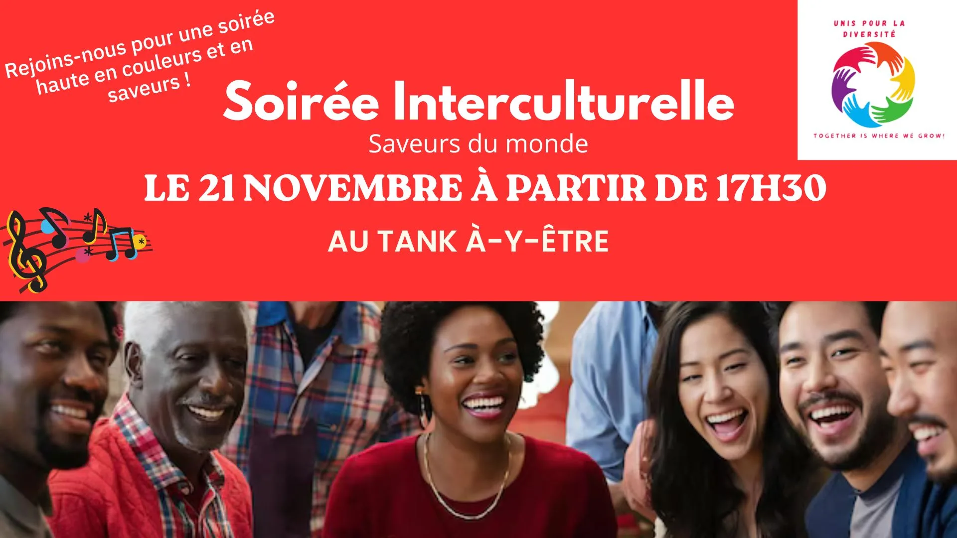 Soirée interculturelle Saveurs du monde
