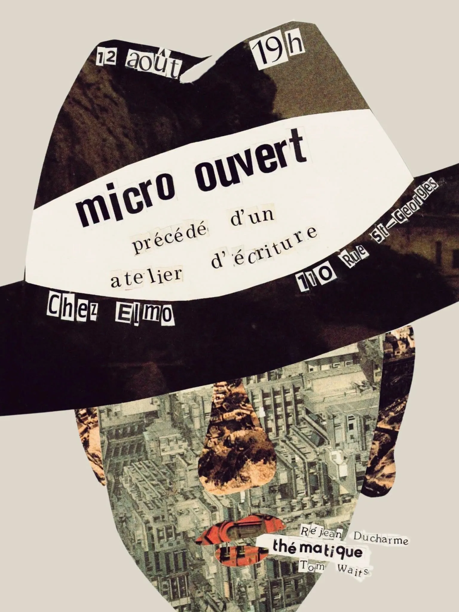 Micro ouvert et atelier d'écriture chez Elmo