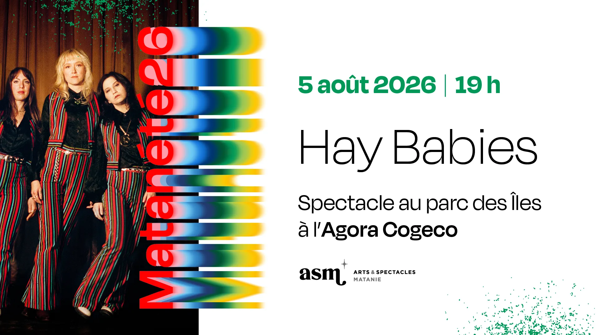 Spectacle des Hay Babies à l'Agora Cogeco - 5 août 2026