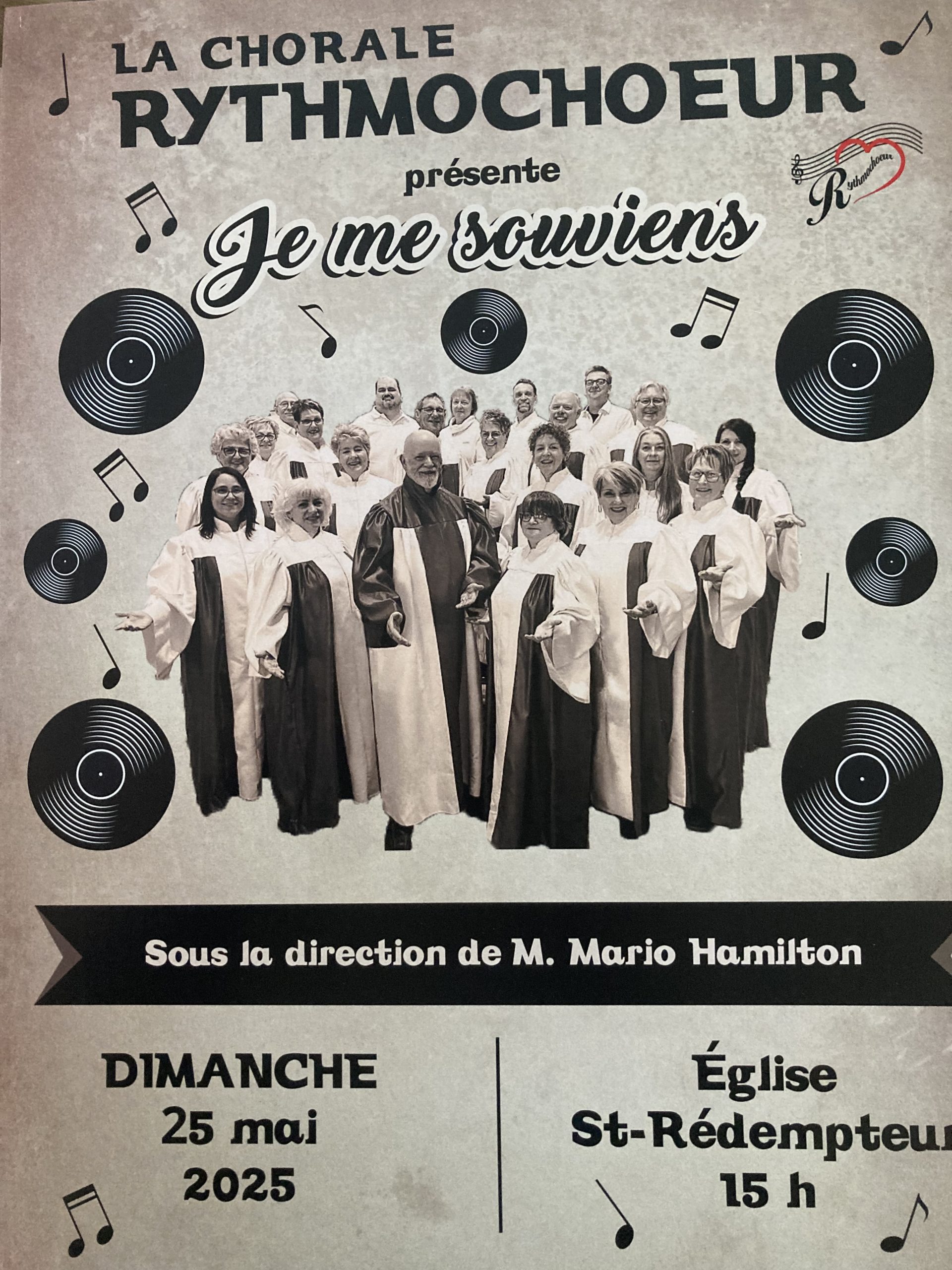 Spectacle de la chorale Rythmochoeur - JE ME SOUVIENS