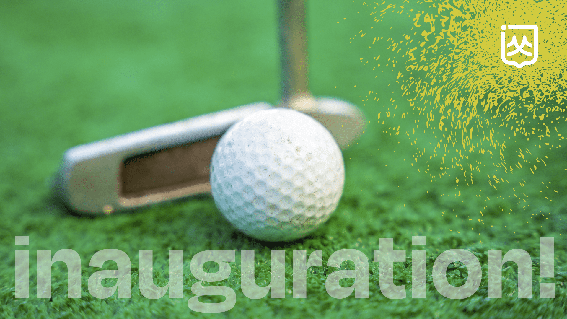 Inauguration du mini-golf