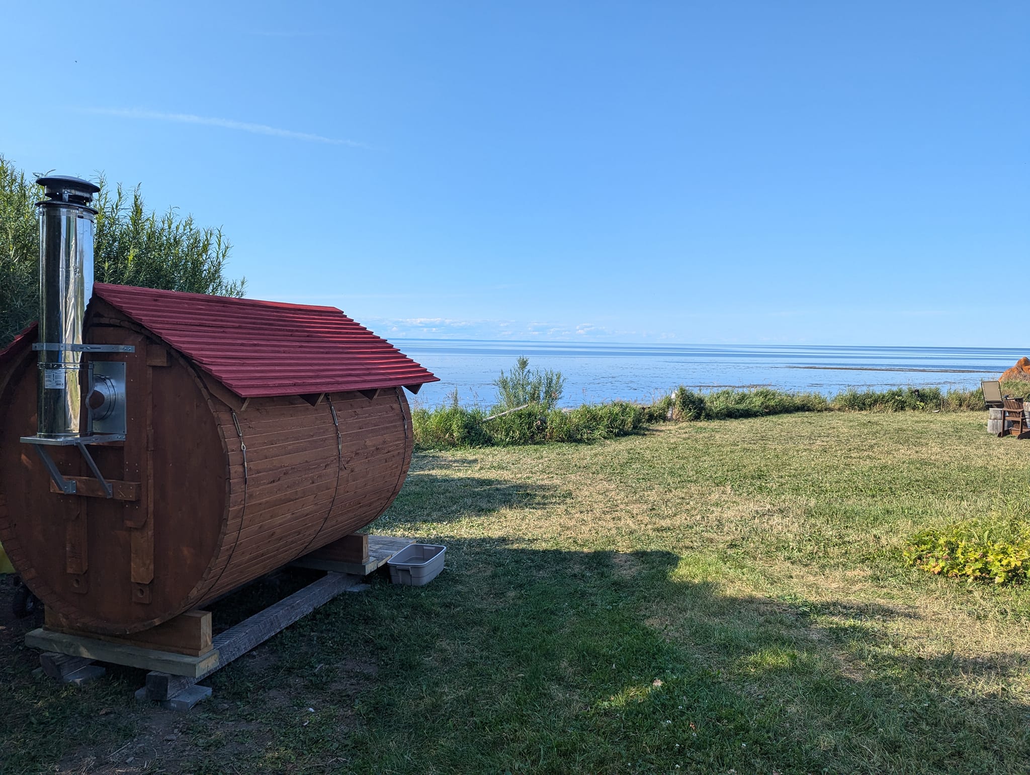 Sauna de l'augerge de jeunesse du Manoir des sapins