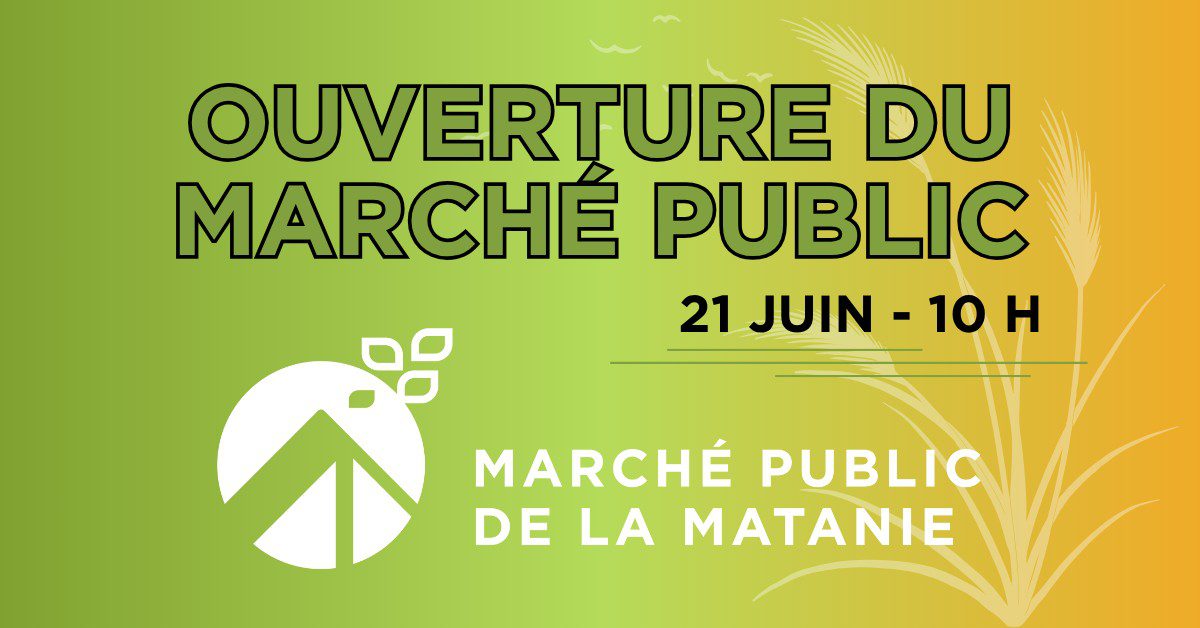 Ouverture du Marché Public