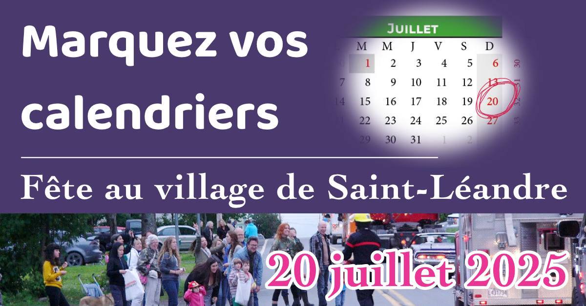 47e Fête du Village de Saint-Léandre