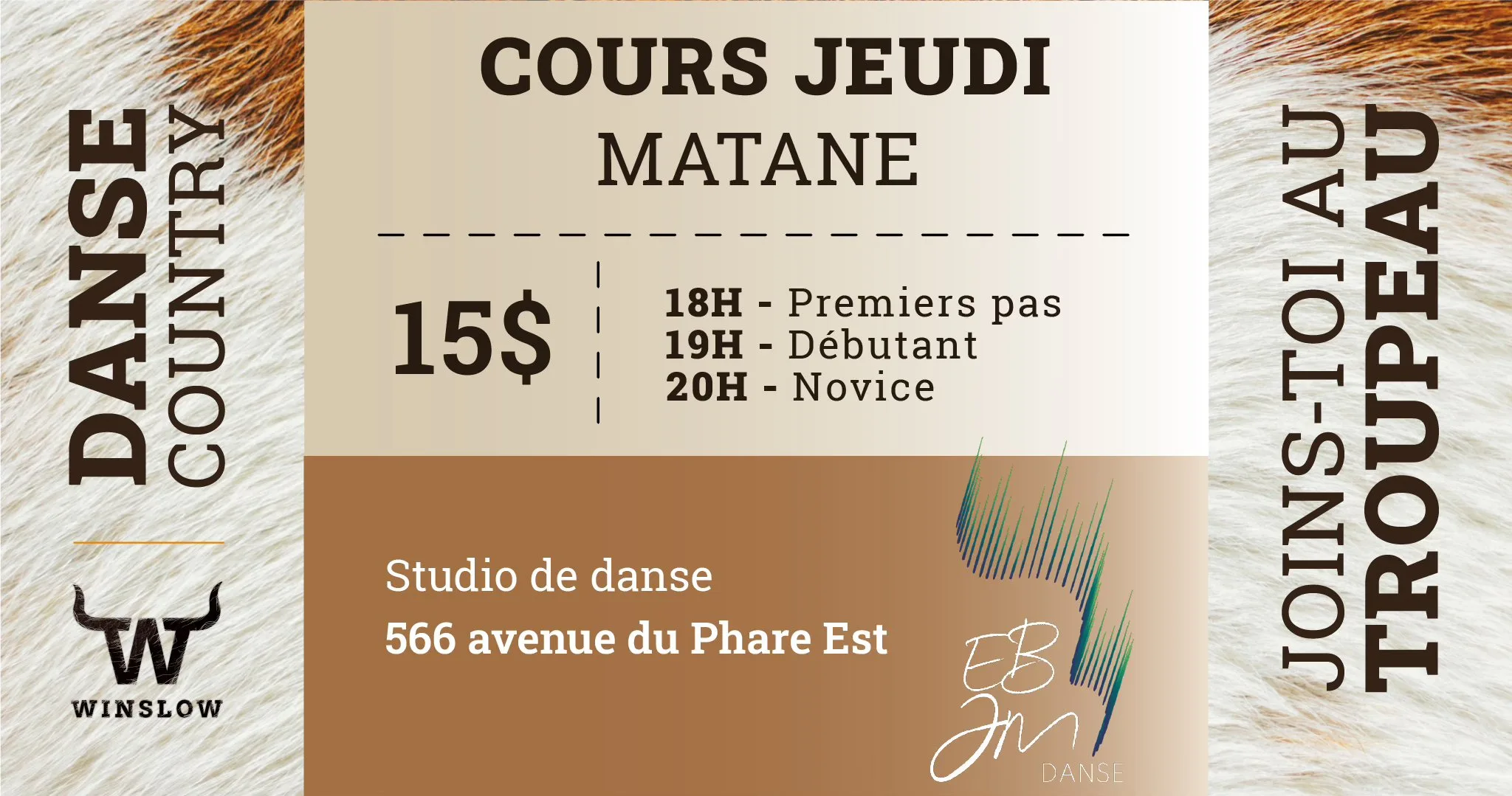 Les jeudis Danse country