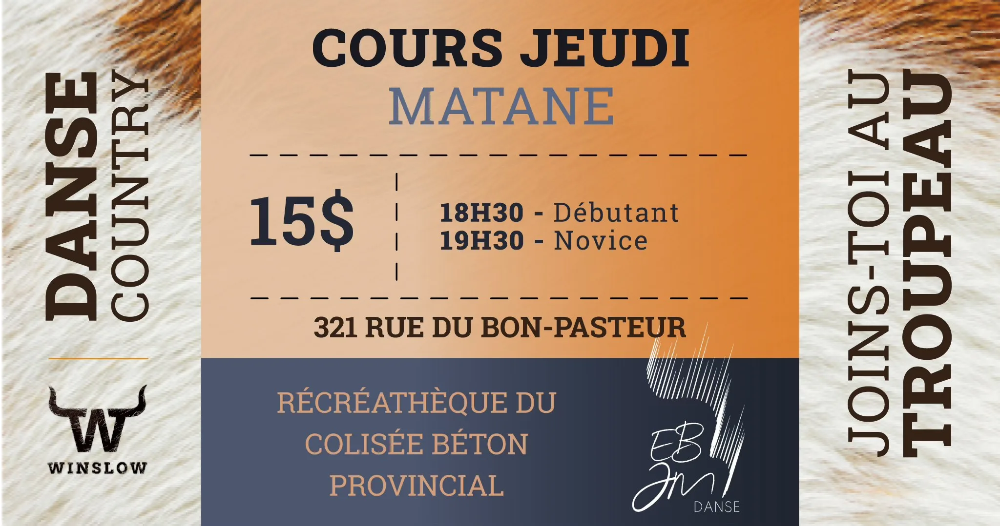 Cours de danse country