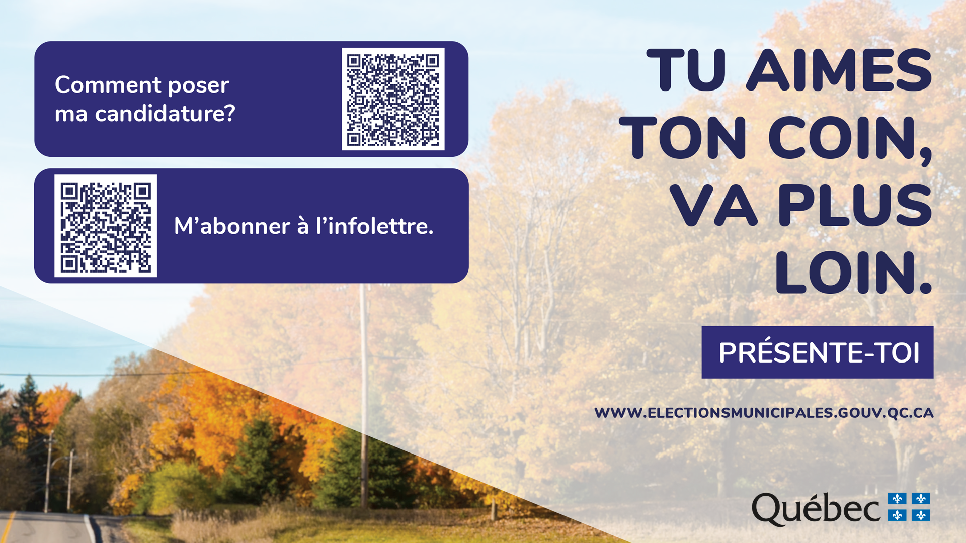 Séance d'information à propos des élections municipales
