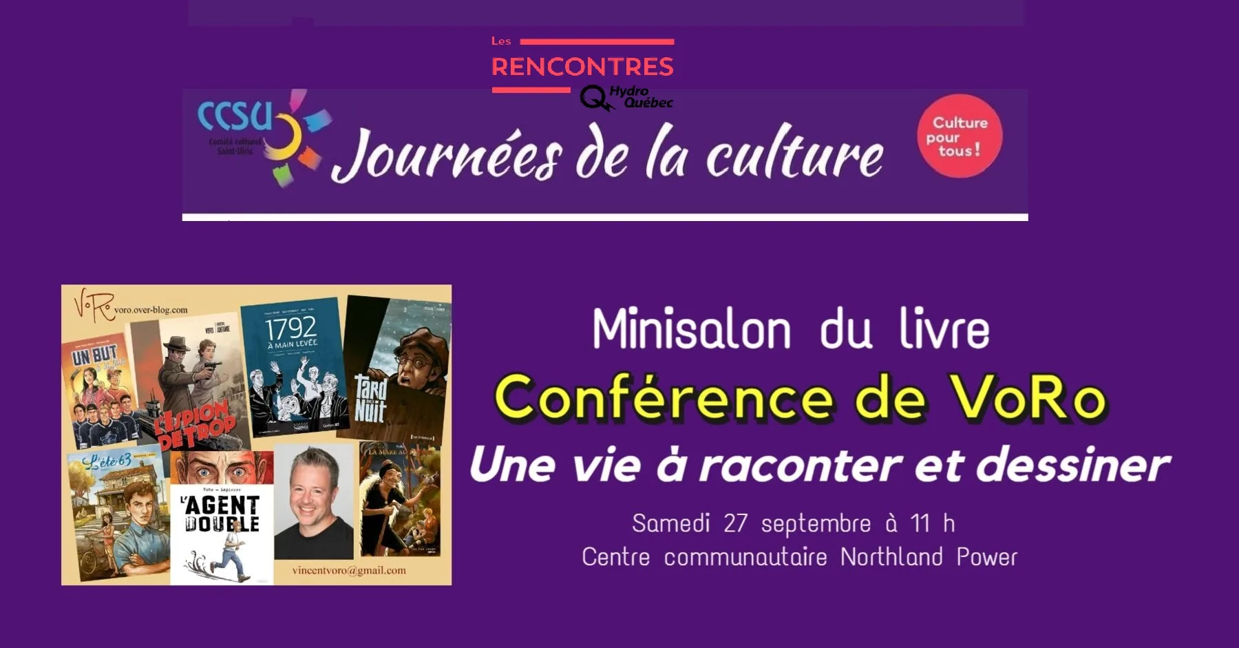 Journée de la culture : Conférence de VoRo