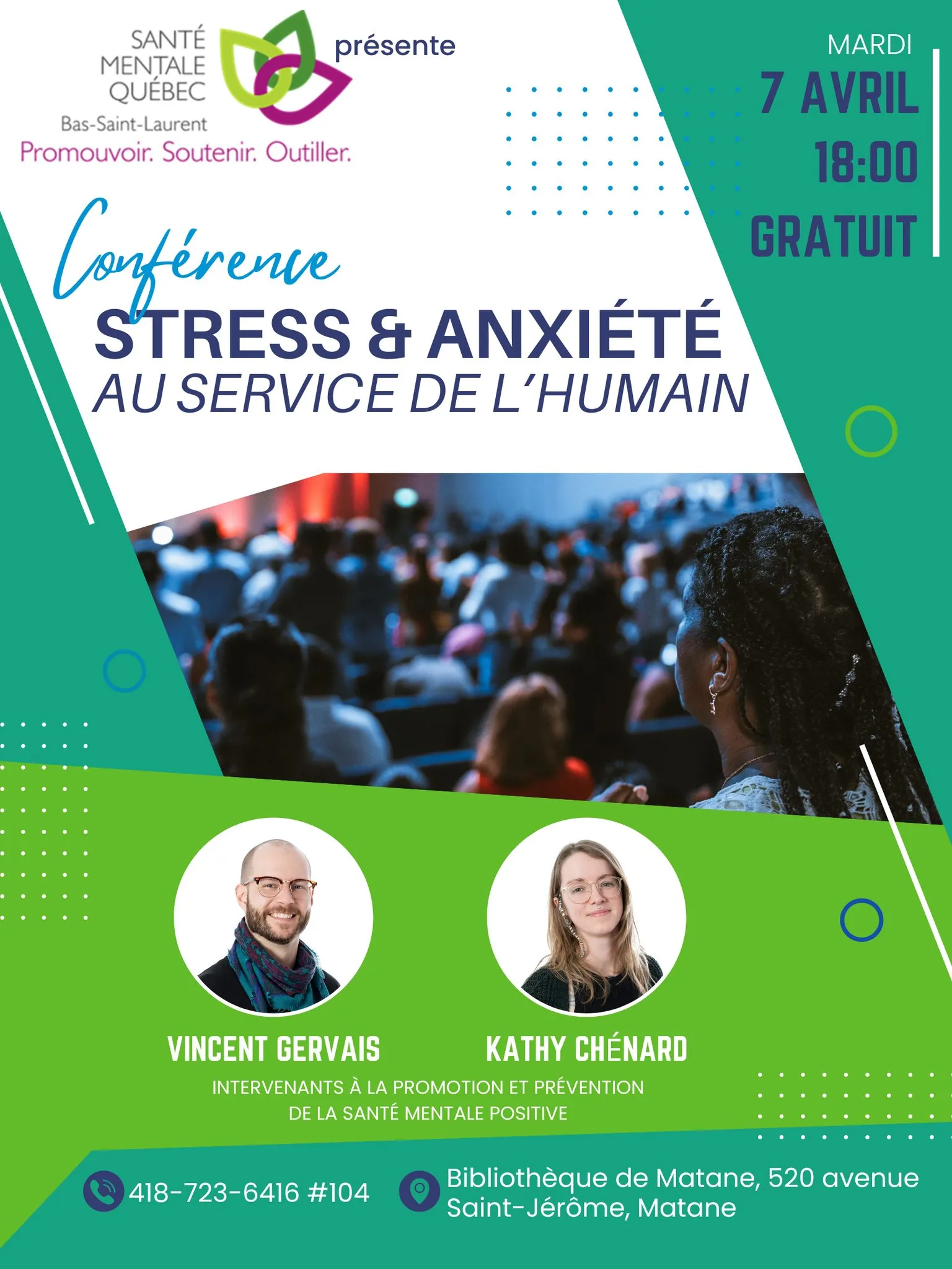 Conférence gratuite Stress et anxiété
