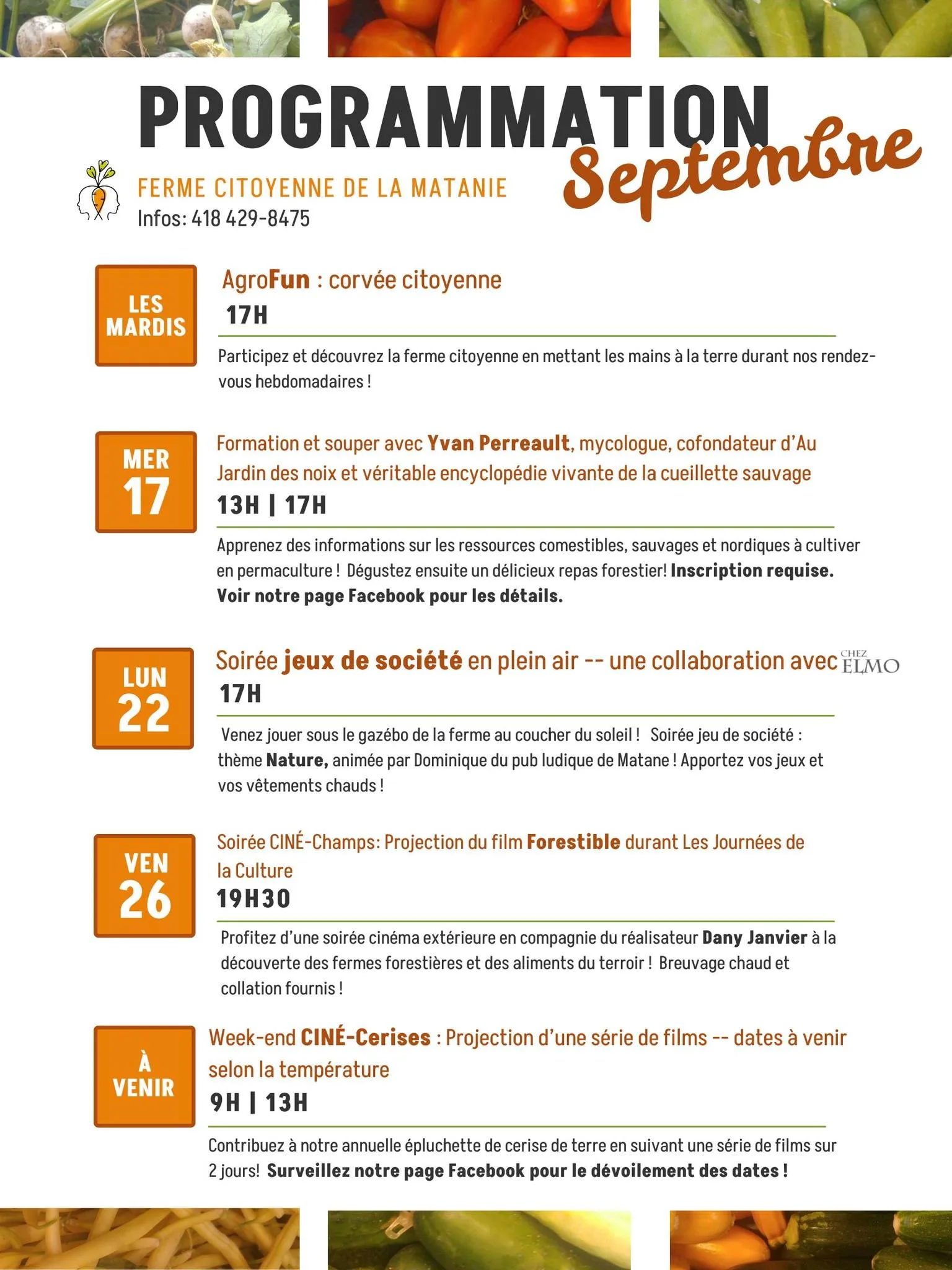 Formation et souper avec Yvan Perreault mycologue