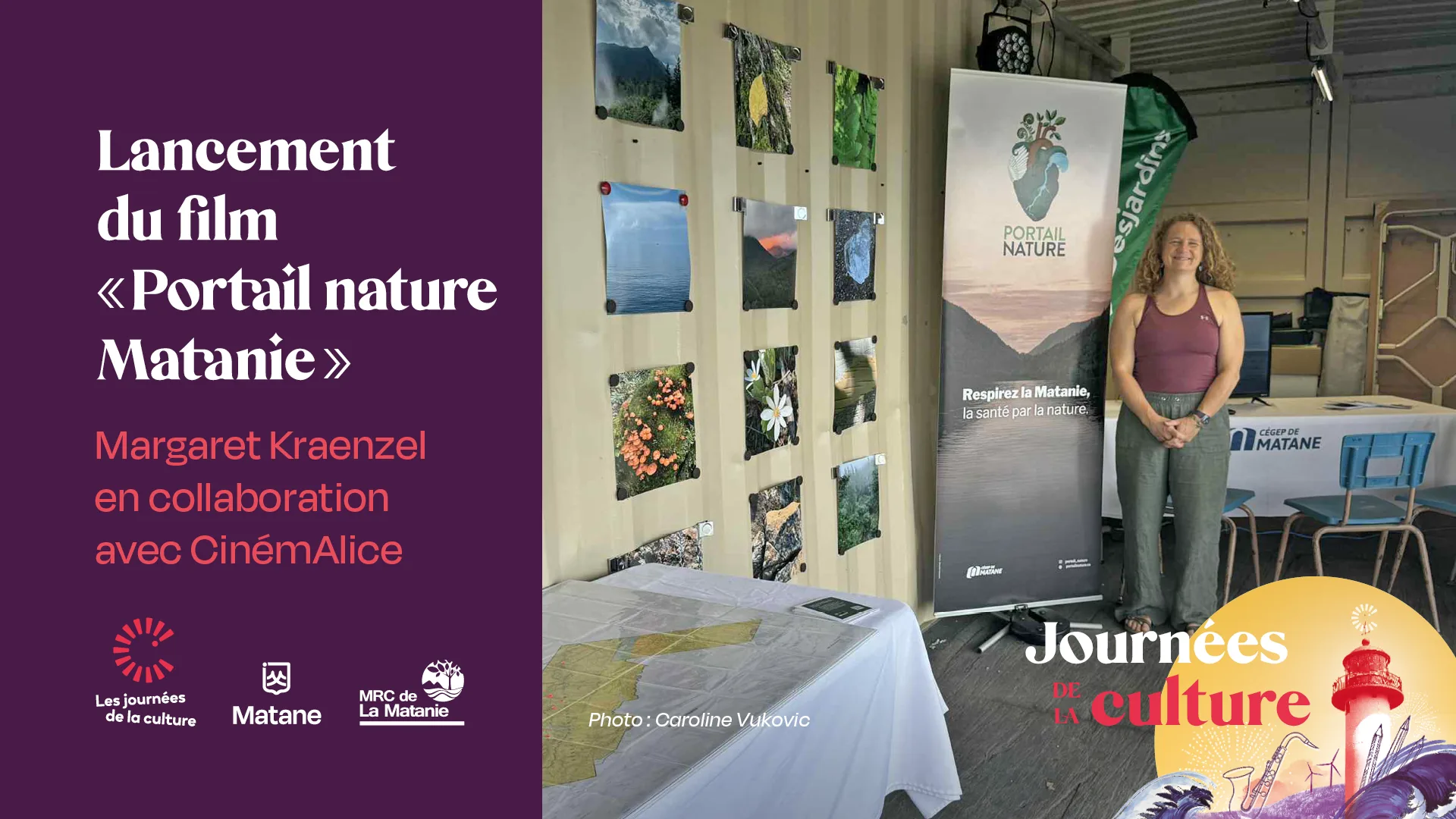 Lancement du film « Portail nature Matanie » au Cinéma Gaieté