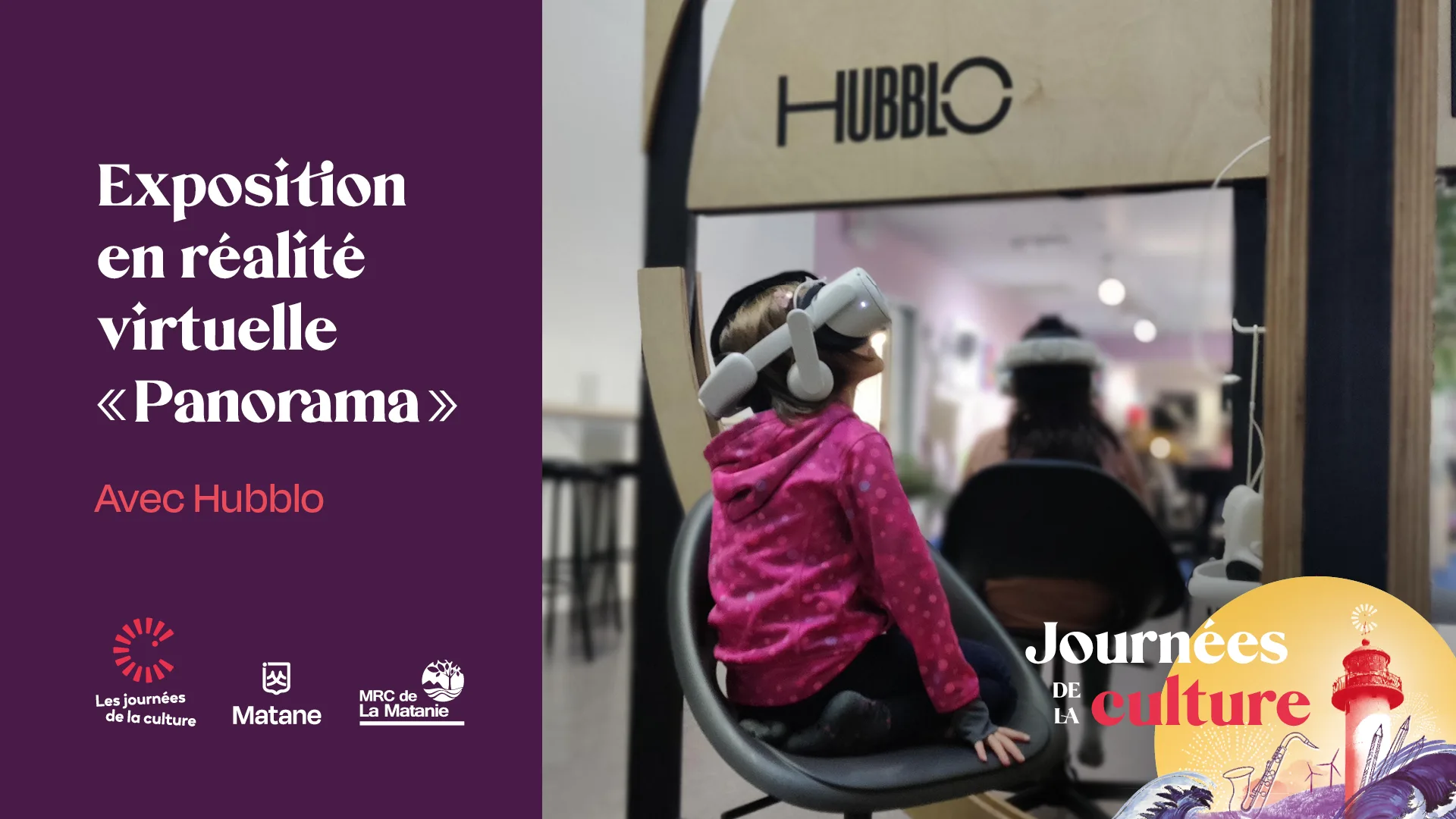 Journées de la culture hubblo exposition vr tournée oeuvres québécoises