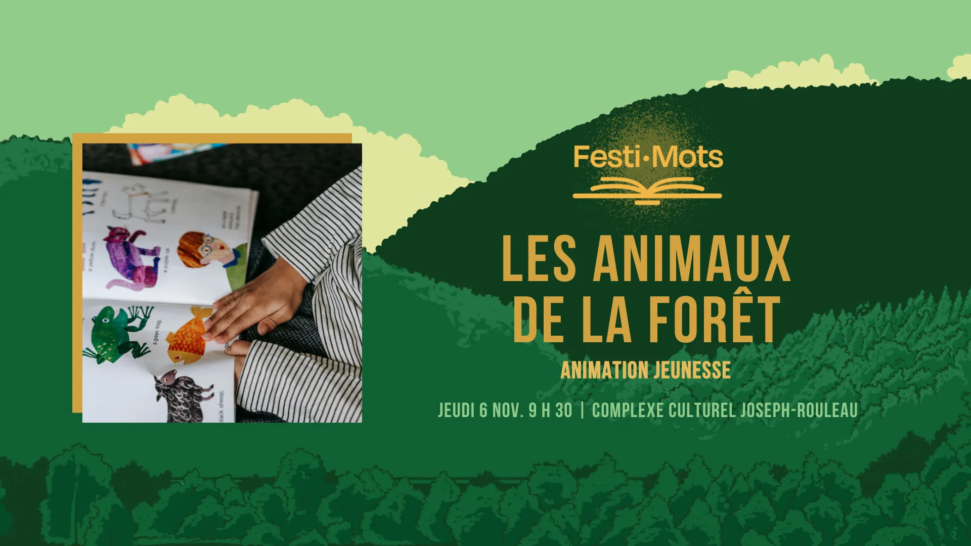 Festi-Mots - Lecture animée Les animaux de la forêt