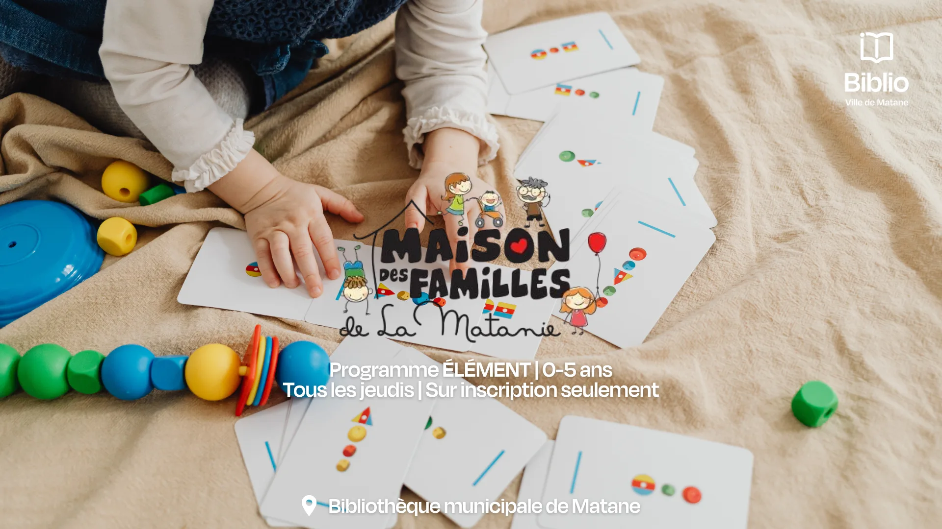 Programme Élément - Animation pour les tout-petits