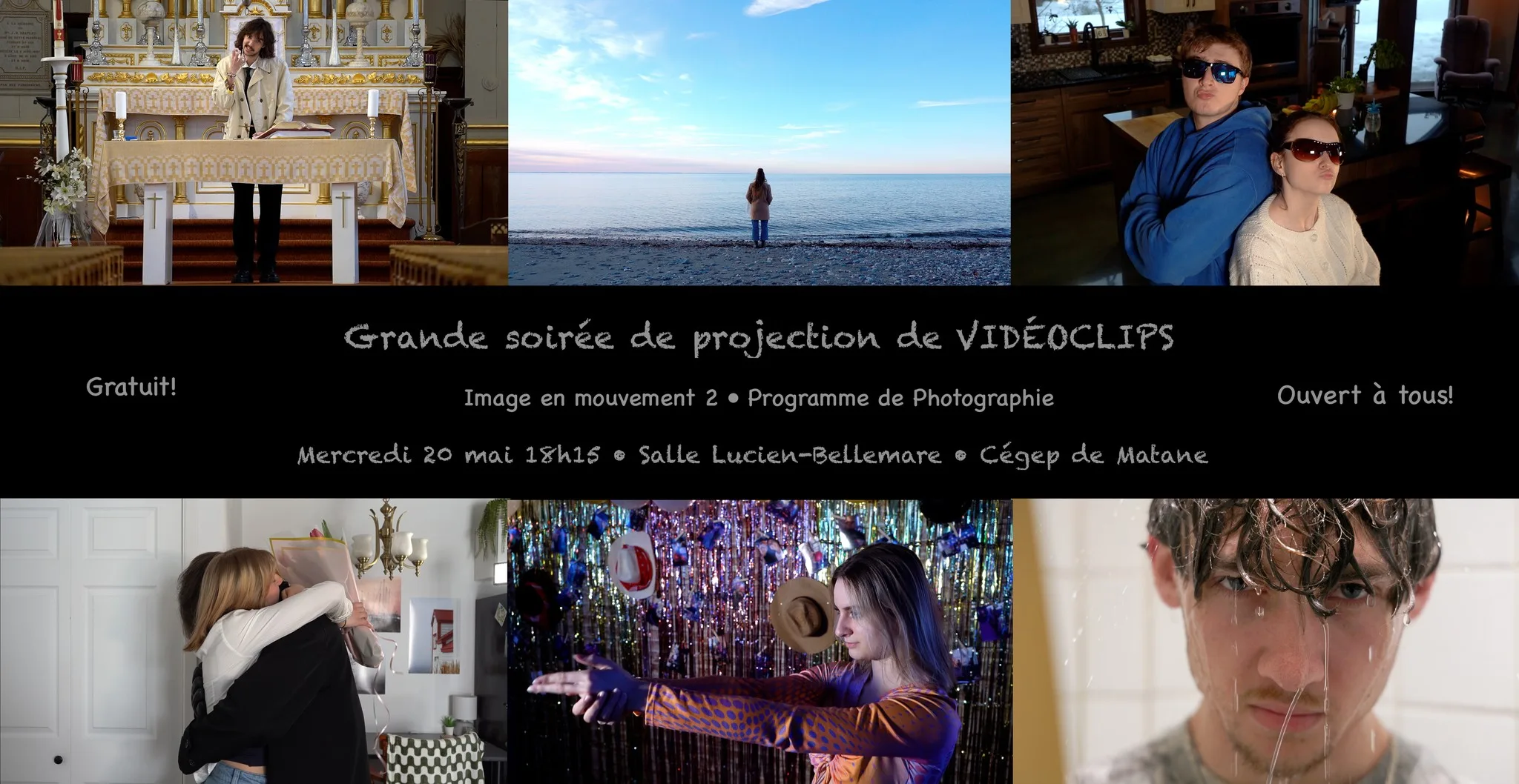 Grande soirée de projection de vidéoclips!