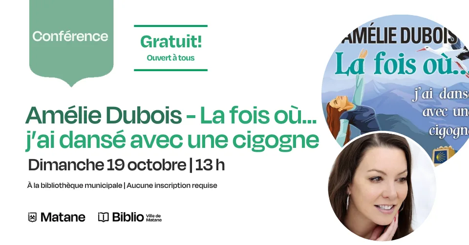 Conférence : La fois où... j'ai dansé avec une cigogne