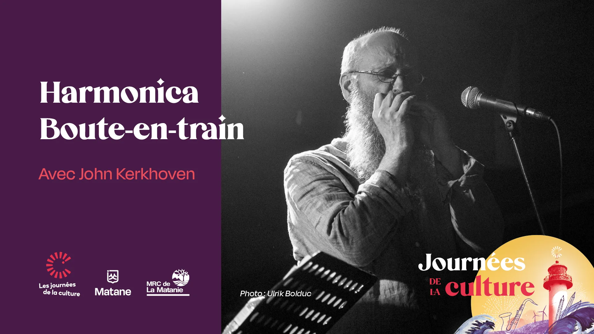 Journées de la culture Harmonica Boute-en-train john kerkhoven
