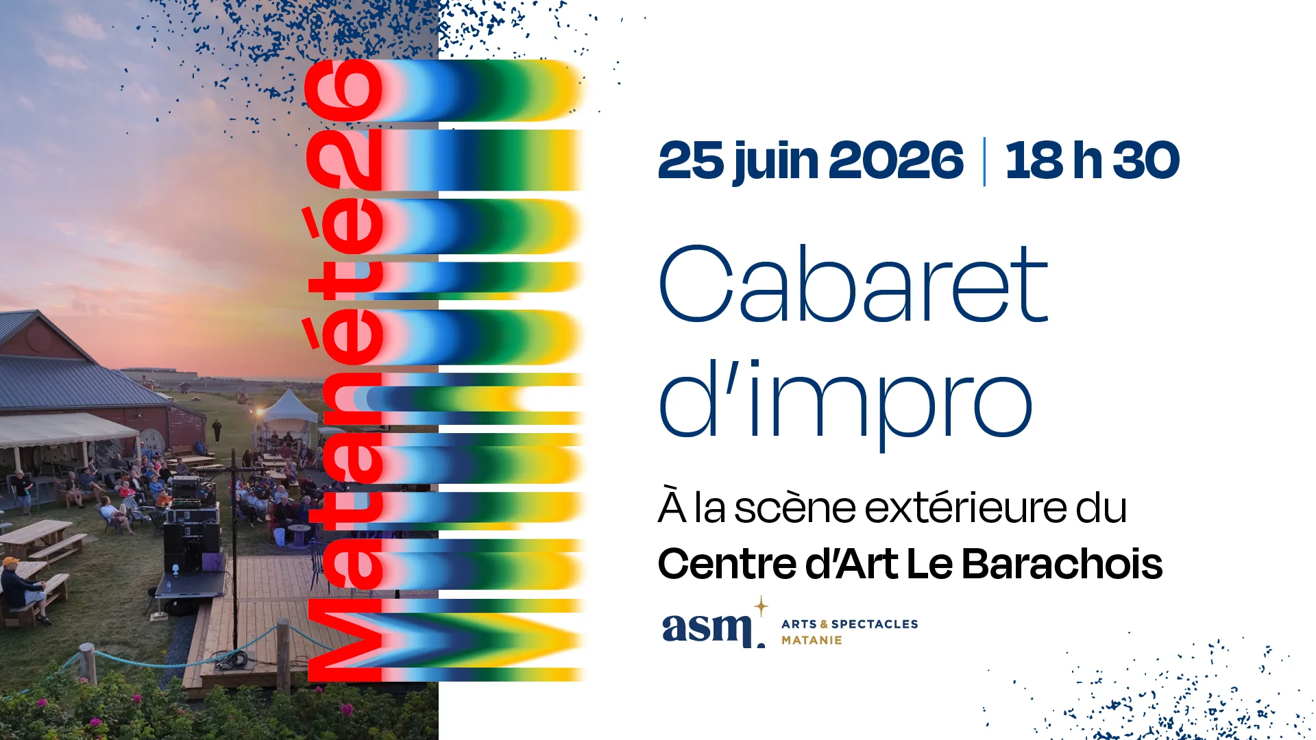 Cabaret d'impro avec la SLiM au Barachois - 25 juin 2026