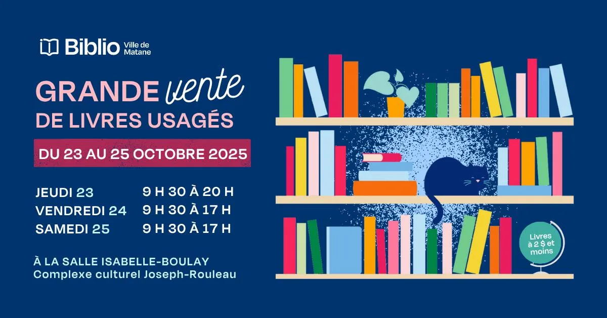 Grande vente de livres usagés