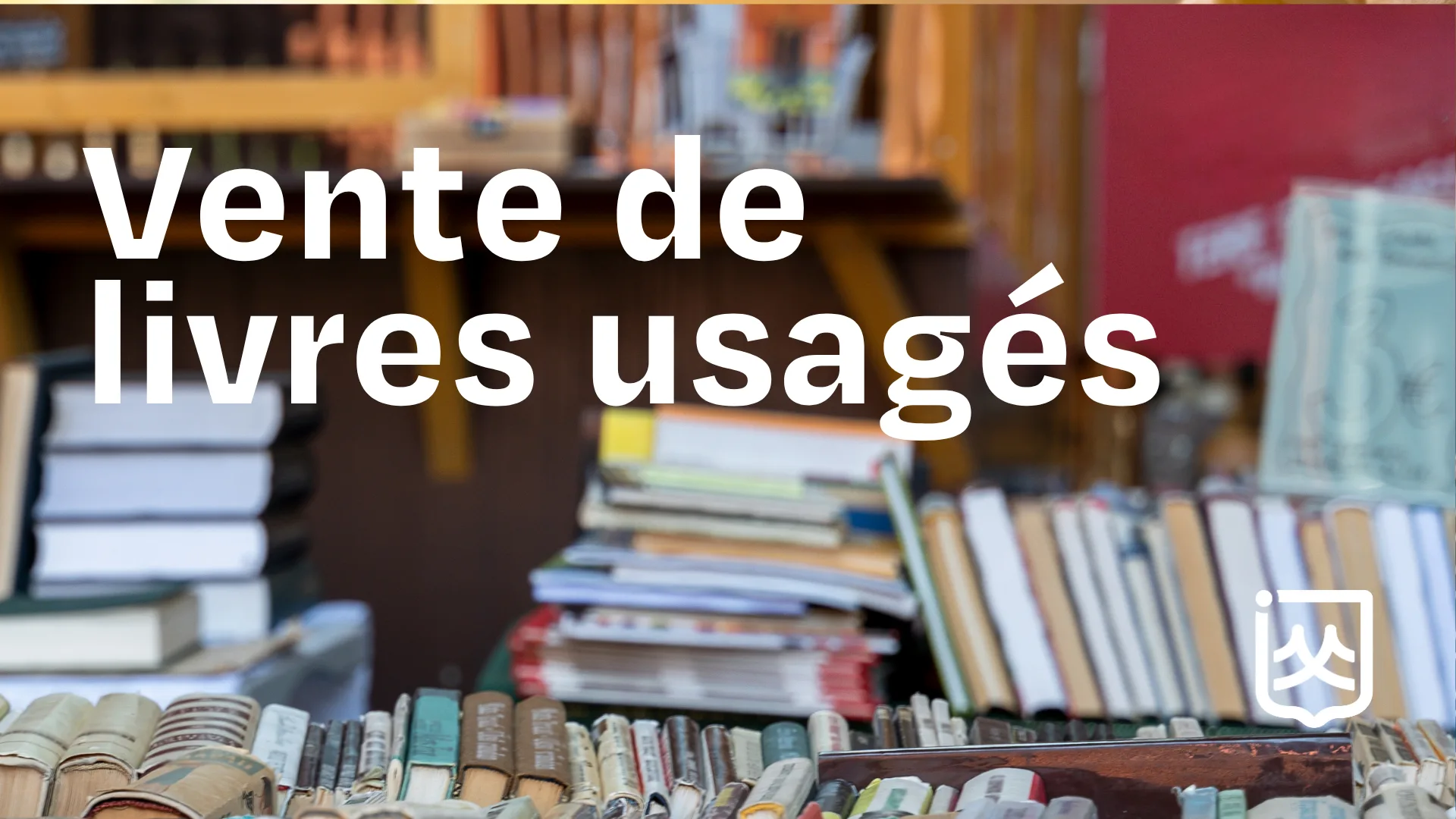 Méga vente de livres usagés