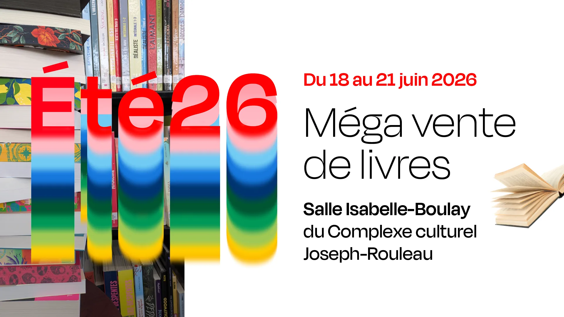 Méga vente de livres usagés