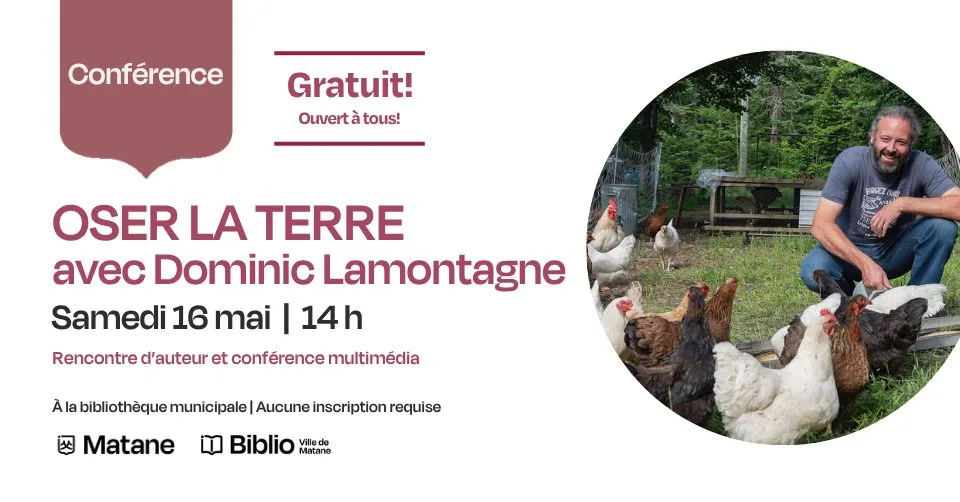 Conférence multimédia OSER LA TERRE par Dominic Lamontagne