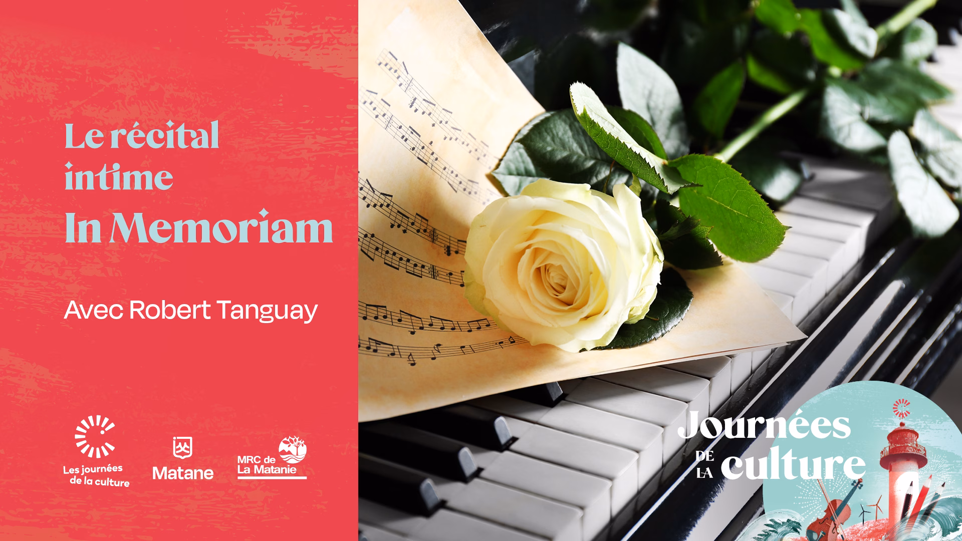 Récital intime In Memoriam avec Robert Tanguay