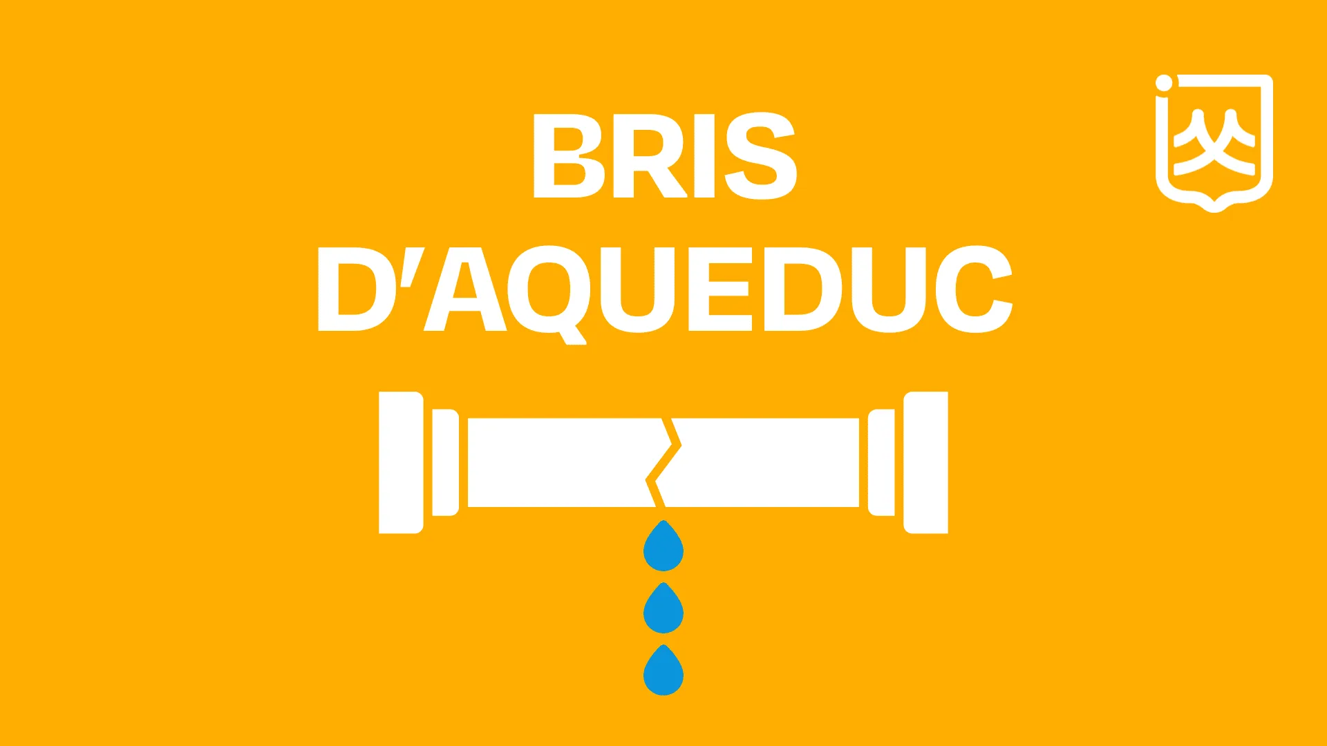 Bris d'aqueduc