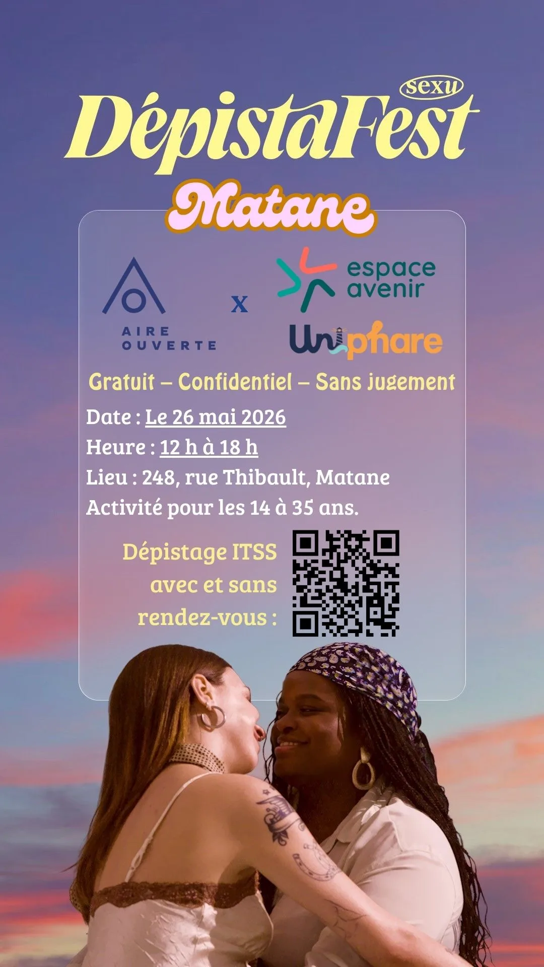 DépistaFest Espace-Avenir Matane x Aire Ouverte Mont Joli x Uniphare
