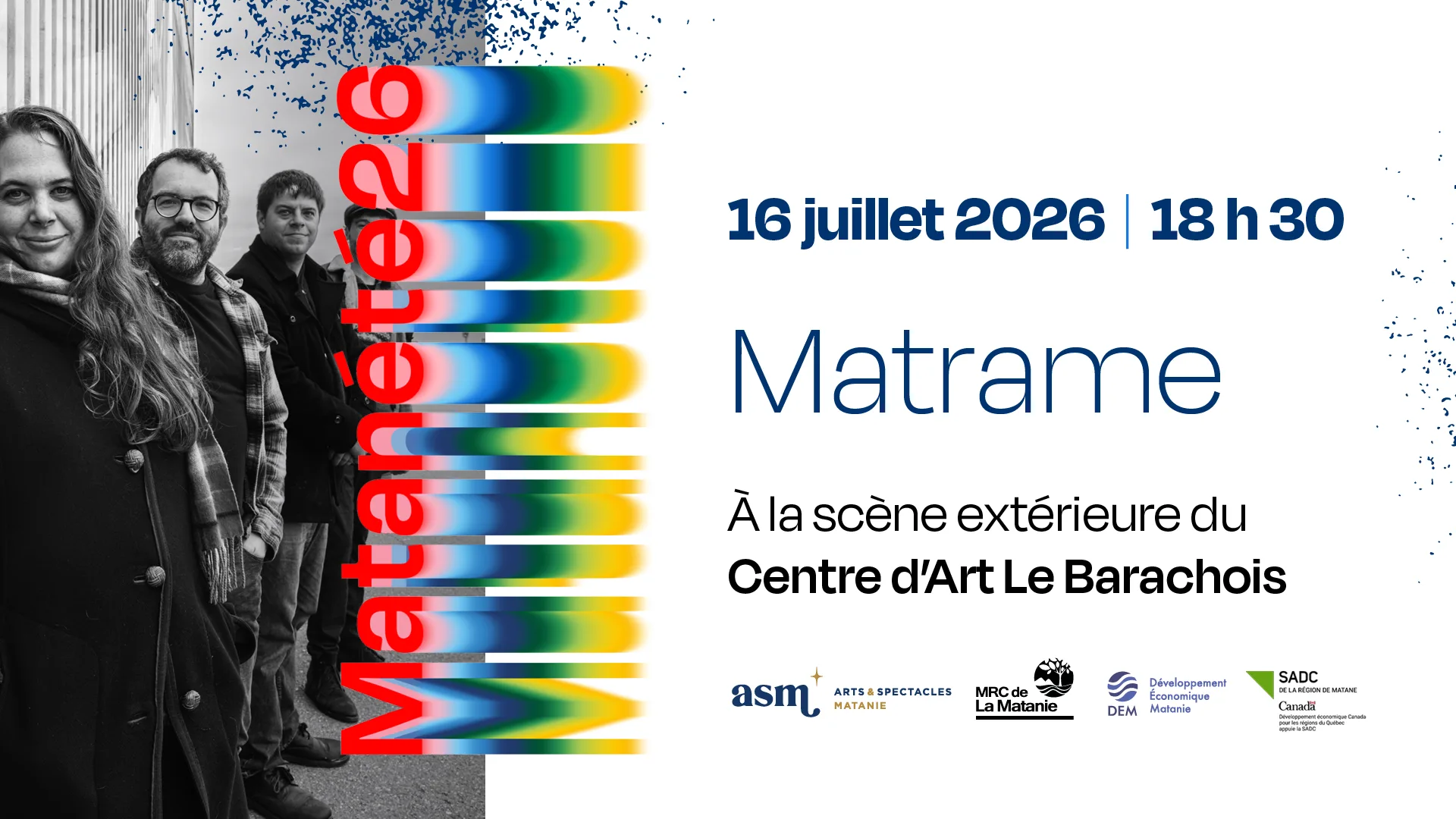 Spectacle de Matrame au Barachois - 16 juillet 2026