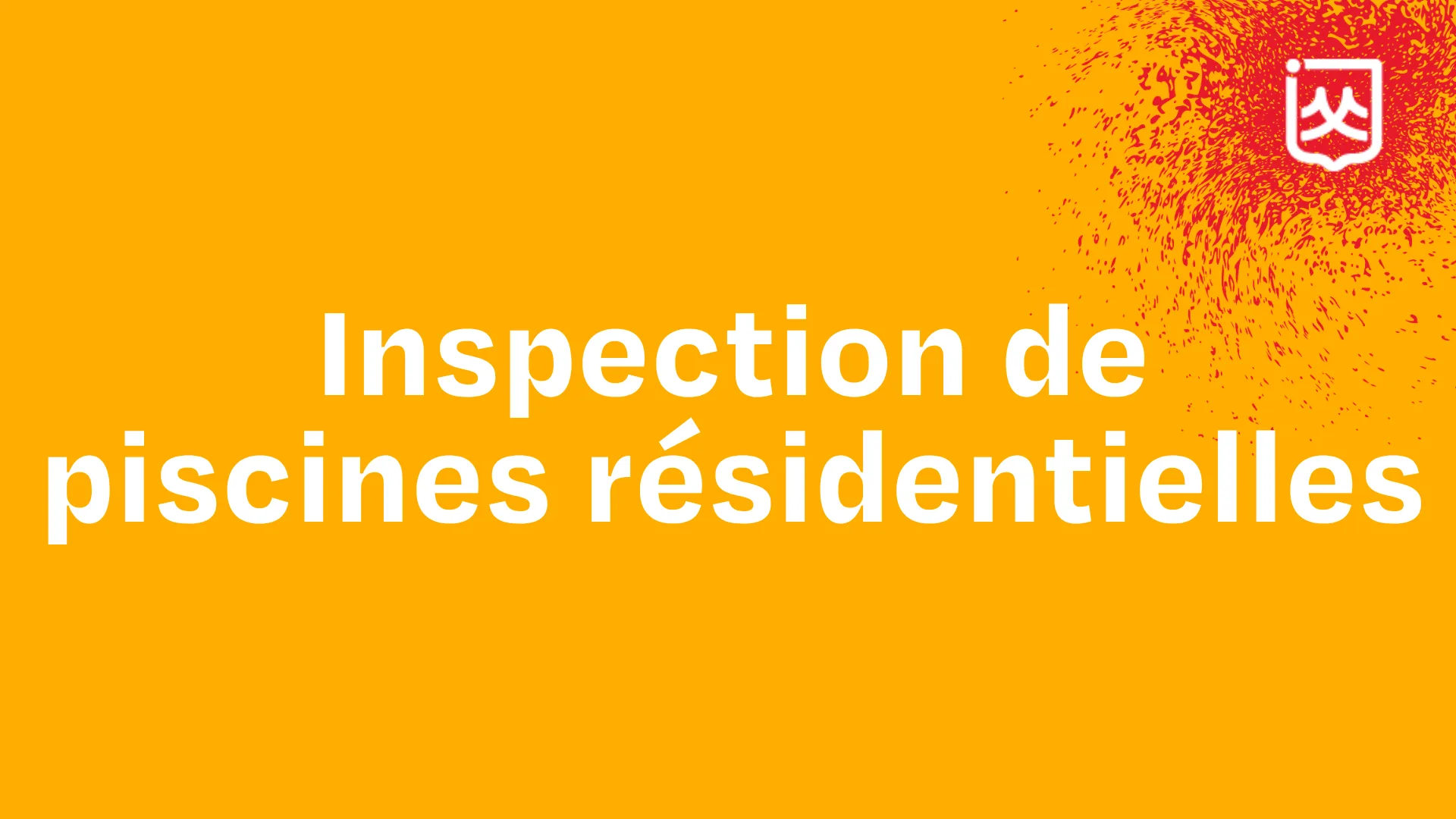 Inspection de piscine résidentielle