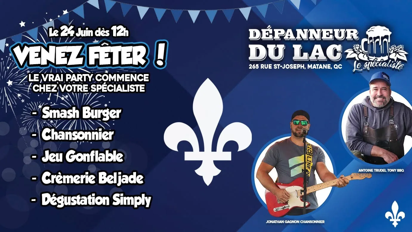 La Fête nationale chez votre spécialiste au Dépanneur du Lac