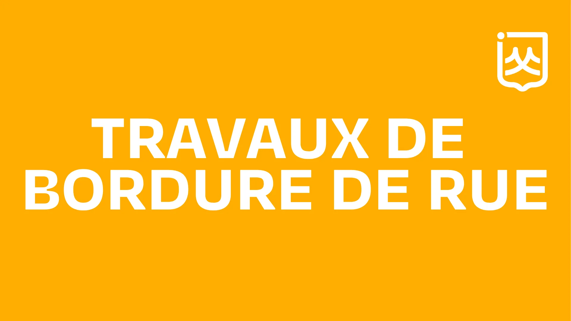 Travaux de bordure de rue