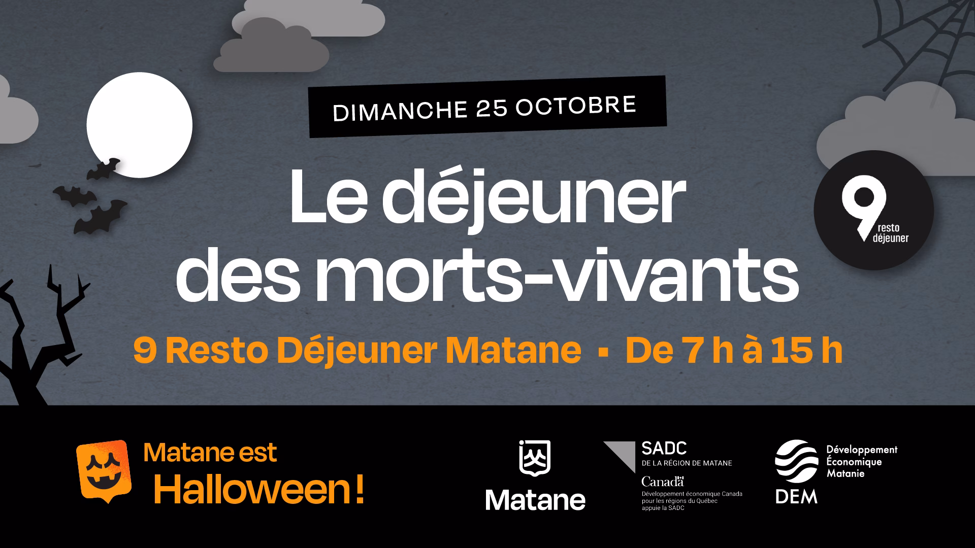 Le déjeuner des morts-vivants - 9 resto Déjeuner Matane