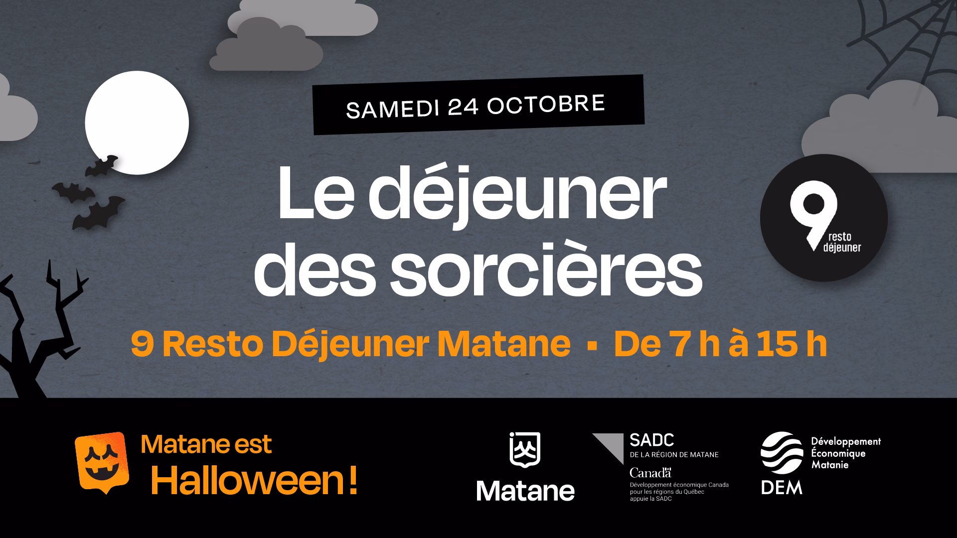 Le déjeuner des sorcières - 9 resto Déjeuner Matane